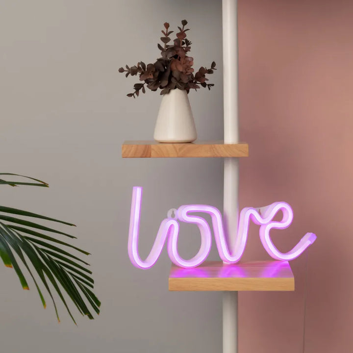 BowLift | Love Neon Letters | Create a romantic scene