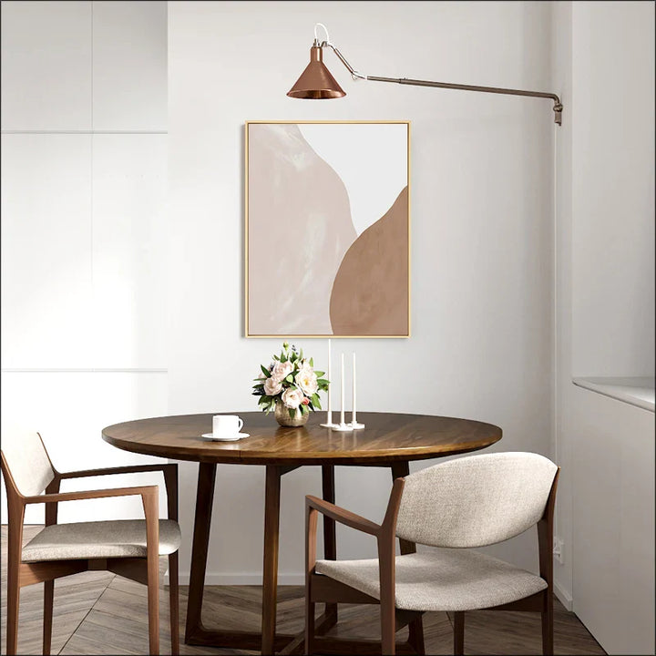 Neutral Tones Beige Brown White Abstract Wall Art Fine Art Canvas Prints Nordic Pictures For Living Room Bedroom Contemporary Home Decor | Bowlift
