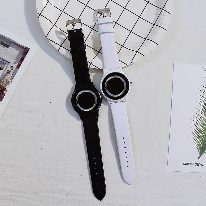 BowLift | IcoolGadgets New Arrival Trend no pointer Concept watch Simple creative brand Woman Men watches Relogio Feminino