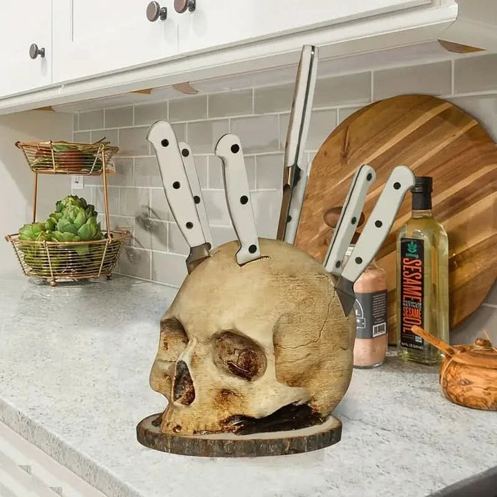 BowLift | SUTURA - Gothic Skull Knife Holder