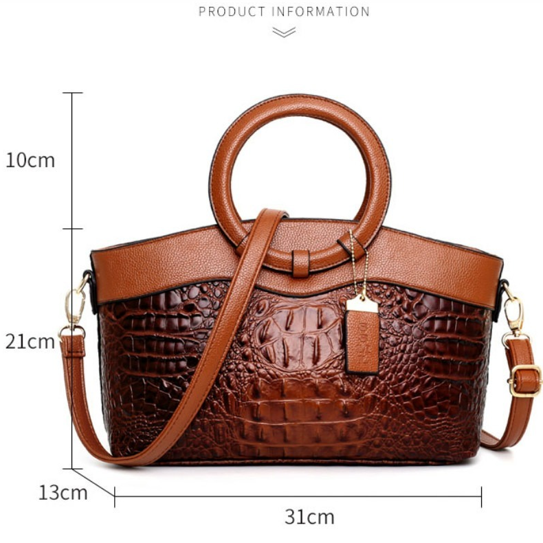 BowLift | Leather Crocodile Bag – with handcrafted details