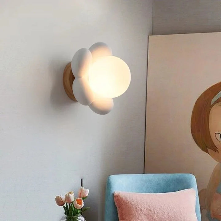 BowLift | Cream Colored Wall Sconce Romantic Lighting
