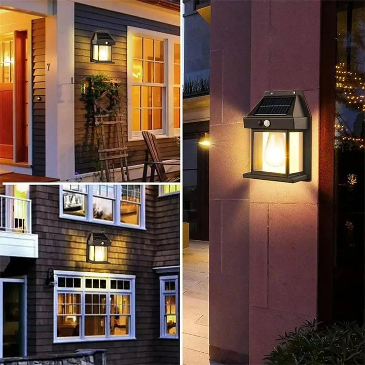 BowLift | MotionLite – Vintage Solar Wall Light