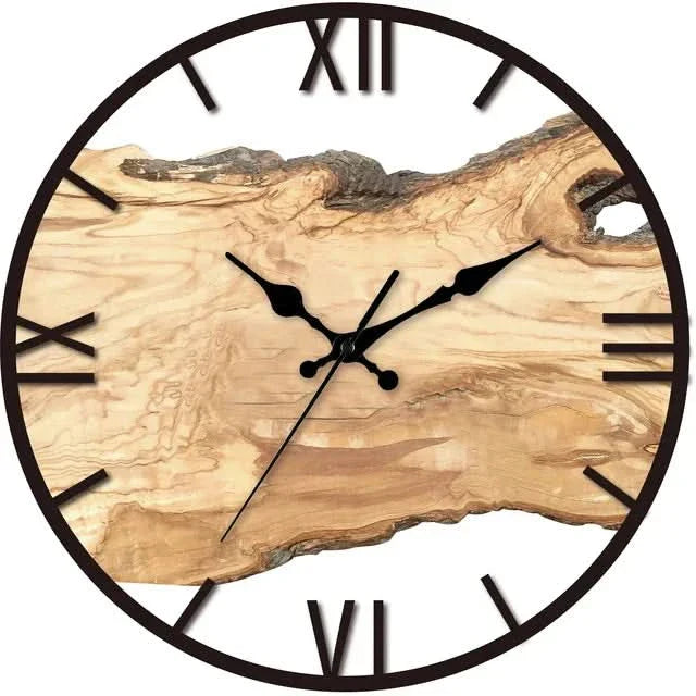 BowLift | Clear Acrylic Wall Clock – Modern Transparent Design