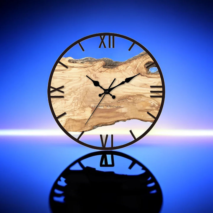 BowLift | GlasTime – Transparent Wall Clock with Silent Movement and Modern Design