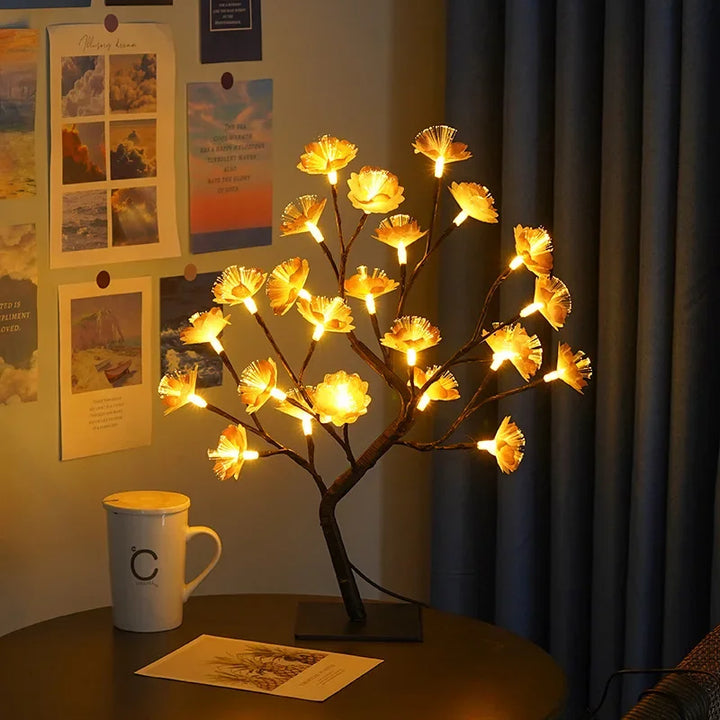 LED Tree Table Lamp – Romantic Decorative Light, Warm Light, Perfect for Living Room and Bedroom | Bowlift