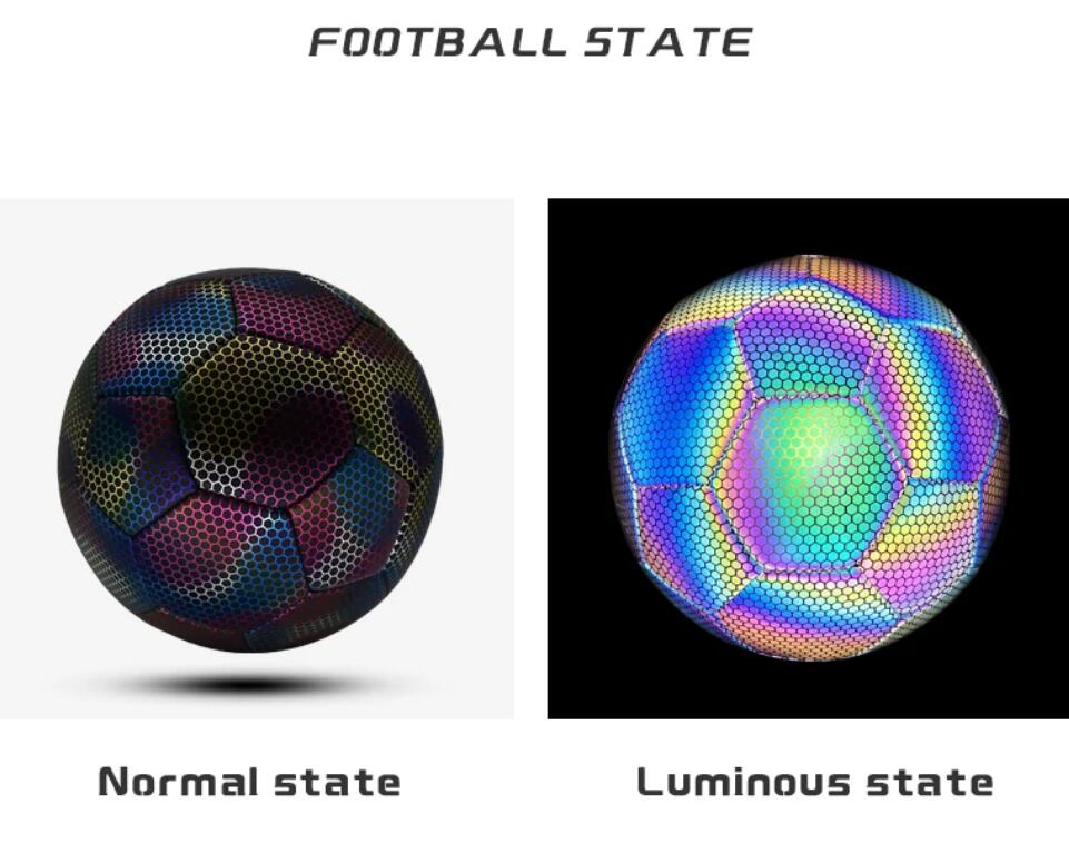 Reflective soccer ball - size 4 and 5 - | Bowlift