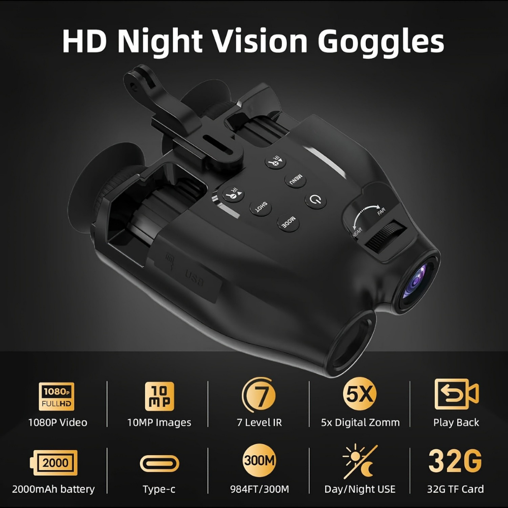 BowLift | Night Vision Hunting Gear Binocular Headset