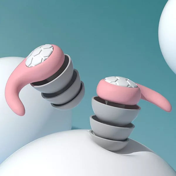 Noise-cancelling silicone earplugs for sleeping Bowlift