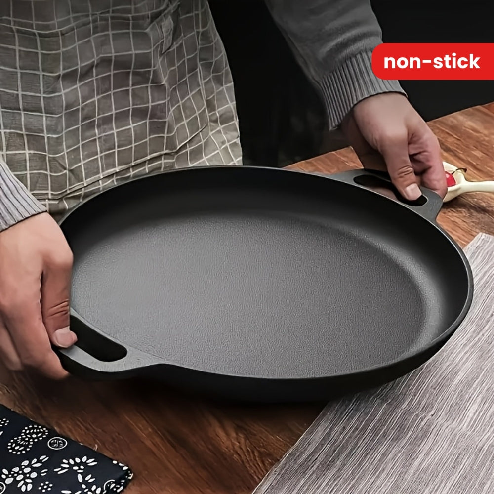 BowLift | Non-Stick Cast Iron Griddle Skillet Pan