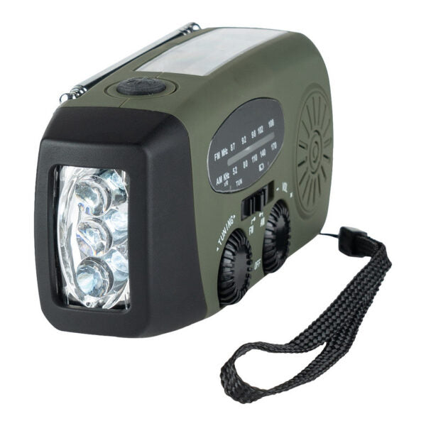 BowLift | Emergency Radio PowerSafe Mini – Compact emergency radio with flashlight and power bank