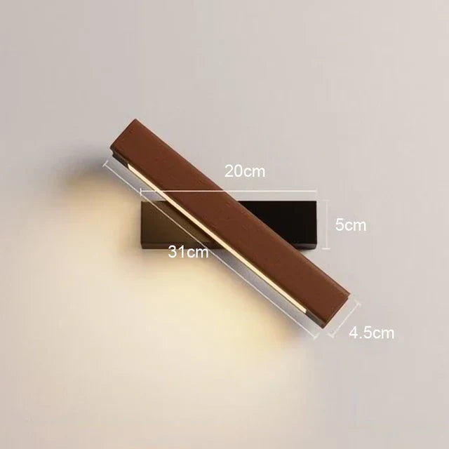 LED Wall Lamp made of Wood – Modern Wall Light for Bedroom | Bowlift