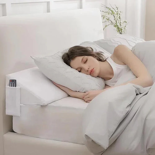 BowLift | Gap Filler Wedge Pillow | Adjustable Height, Compact Design & Ideal for Twin, Queen, King Beds and Sofas