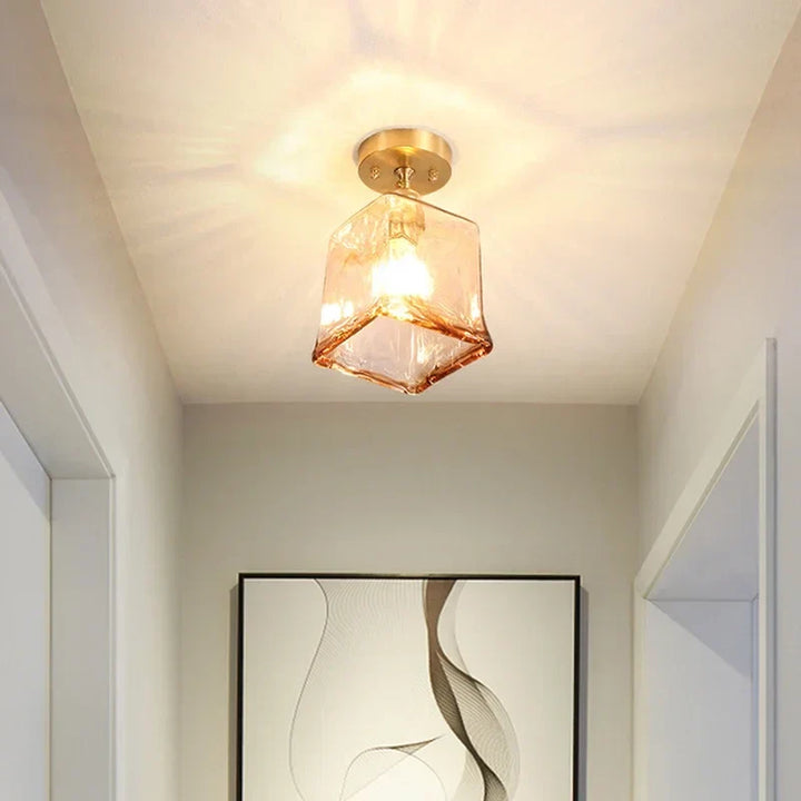 Nordic ceiling light with creative glass cup look – Modern design for hallway and living room | Bowlift