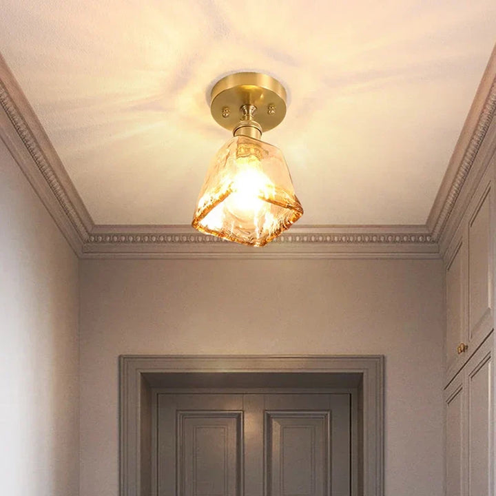 Nordic ceiling light with creative glass cup look – Modern design for hallway and living room | Bowlift