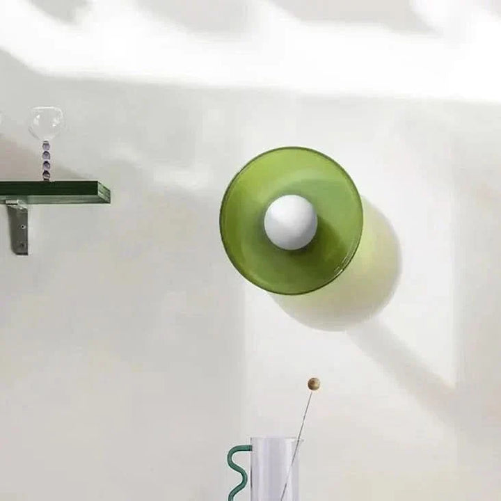 BowLift | Scandinavian ceiling lamp made of glass for warm & minimalist living ambiance