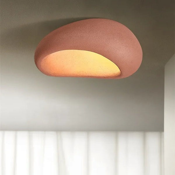 BowLift | Minimalist Ceiling Lamp in Wabi-Sabi Style for Tranquil Interior