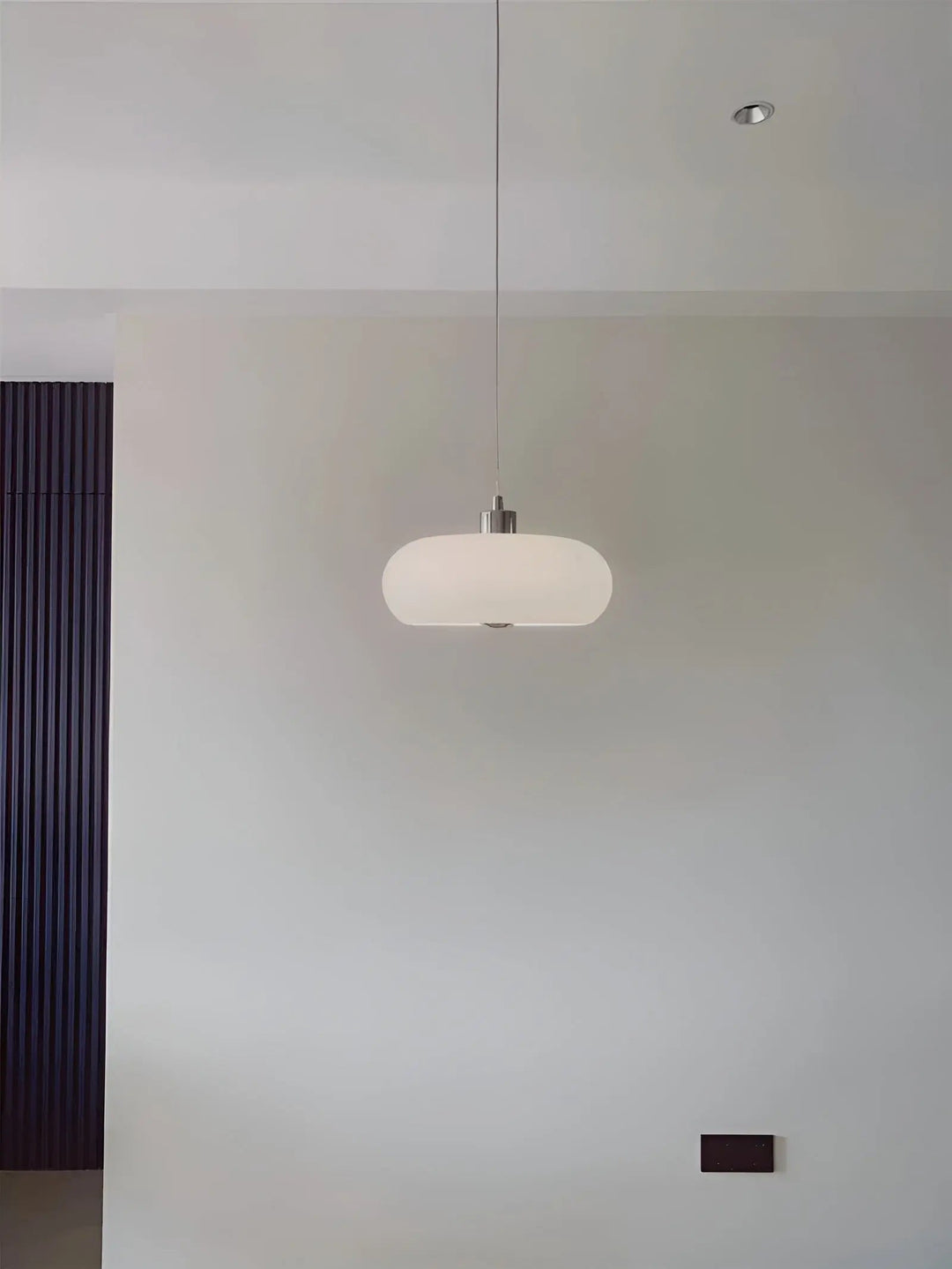 BowLift | Luxe Retro-Glass Pendant - Elegant LED Hanging Lamp