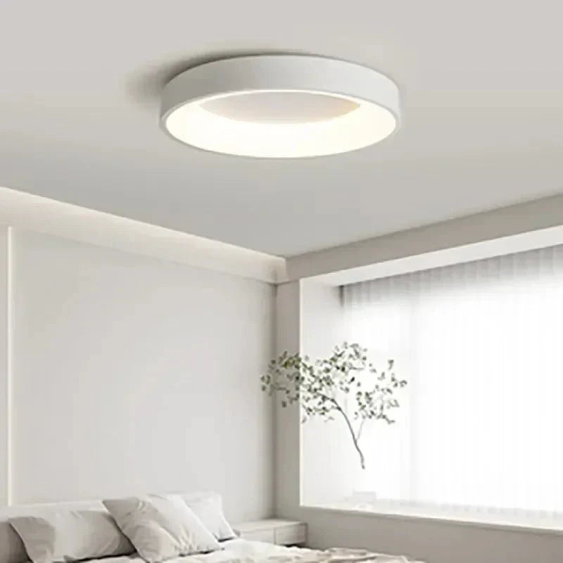 CelestialGlow - Scandinavian Round LED Ceiling Lights Bowlift