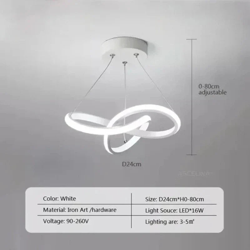 BowLift | CreativeGlow - LED Ceiling Light