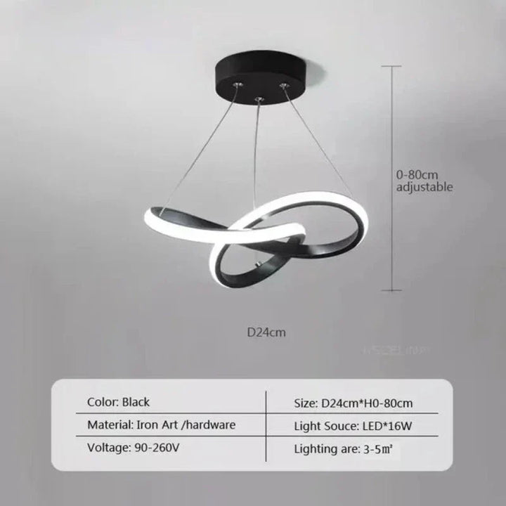 LumiWave LED Ceiling Lamp | Energy-Efficient Design Lamp for Living Room, Bedroom & Kitchen | Modern LED Lighting | Bowlift