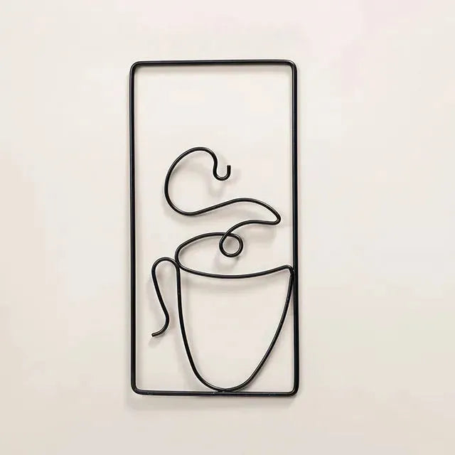 Fade-resistant Wall Art with Coffee Mug for Indoor and Outdoor Use Bowlift