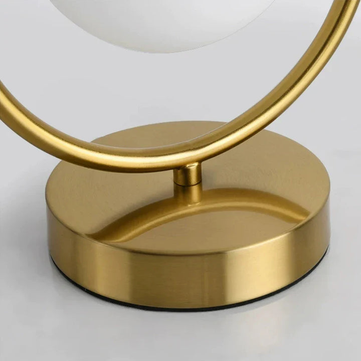 Nordic LED table lamp with glass sphere – Minimalist design for living room and bedroom | Bowlift