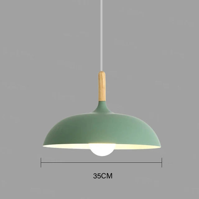 BowLift | NordicOak Scandinavian Oak Ceiling Light – Modern LED Pendant Lamp