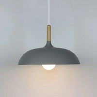 BowLift | Durable oak ceiling lamp providing timeless lighting