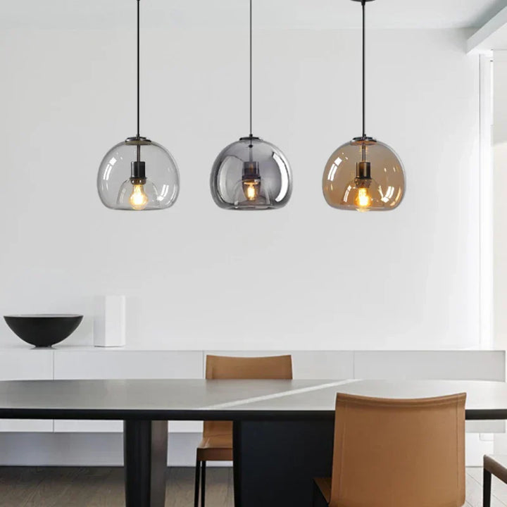 BowLift | LumiGlow Pendant Light - Contemporary Glass Hanging Lamp for Luxurious Interiors