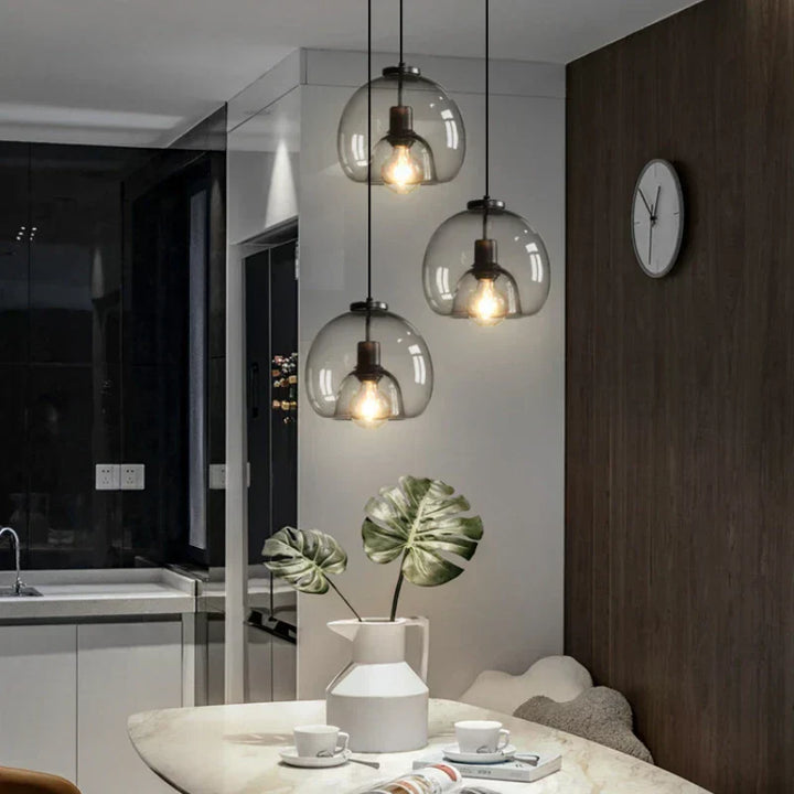 BowLift | LumiGlow Pendant Light - Contemporary Glass Hanging Lamp for Luxurious Interiors