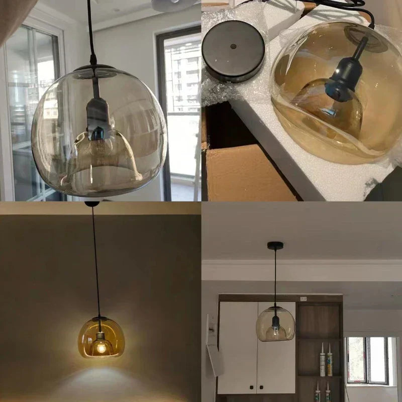 BowLift | LumiGlow Pendant Light - Contemporary Glass Hanging Lamp for Luxurious Interiors