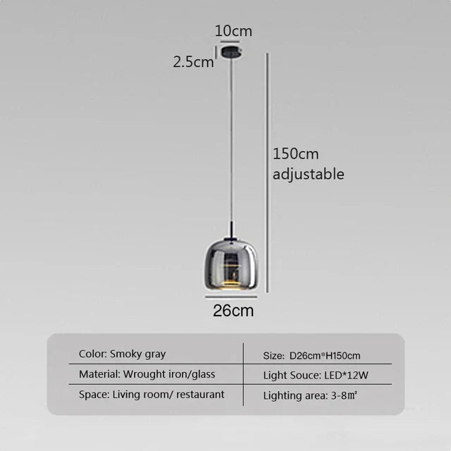 NordicGlow - Minimalistic LED Pendant Lamp for a Timeless Look | Bowlift