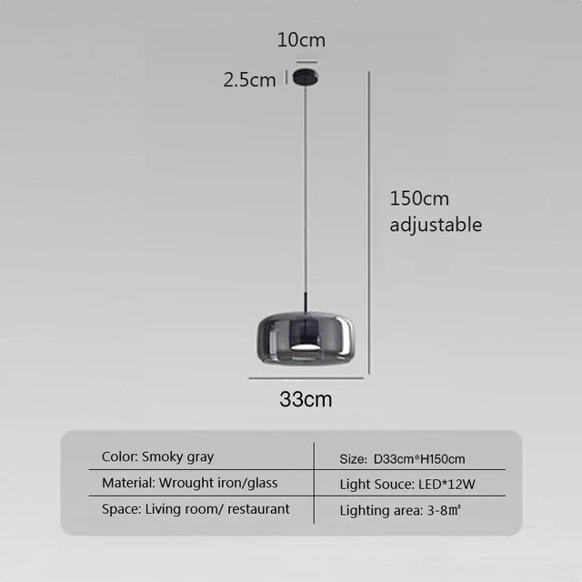 Minimalist Glass Pendant Lamp - Elegant and Sleek Lighting for Any Space | Bowlift