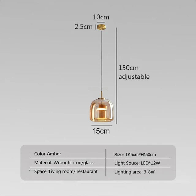 NordicGlow - Minimalistic LED Pendant Lamp for a Timeless Look | Bowlift