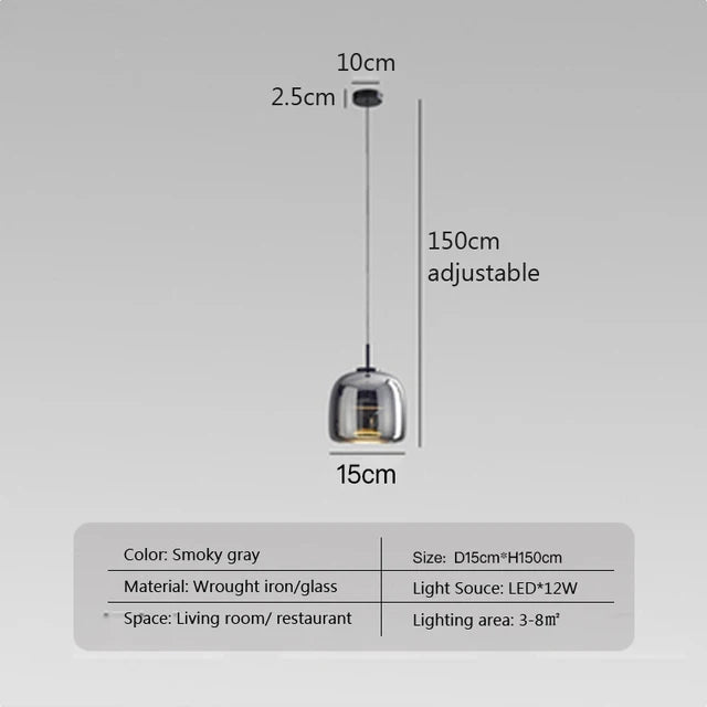 NordicGlow - Minimalistic LED Pendant Lamp for a Timeless Look | Bowlift