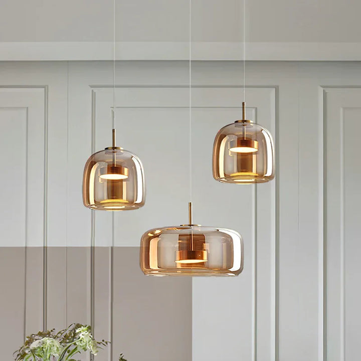 NordicGlow - Minimalistic LED Pendant Lamp for a Timeless Look | Bowlift