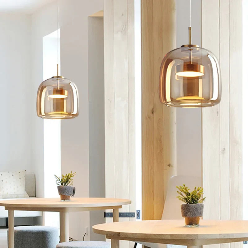NordicGlow - Minimalistic LED Pendant Lamp for a Timeless Look | Bowlift