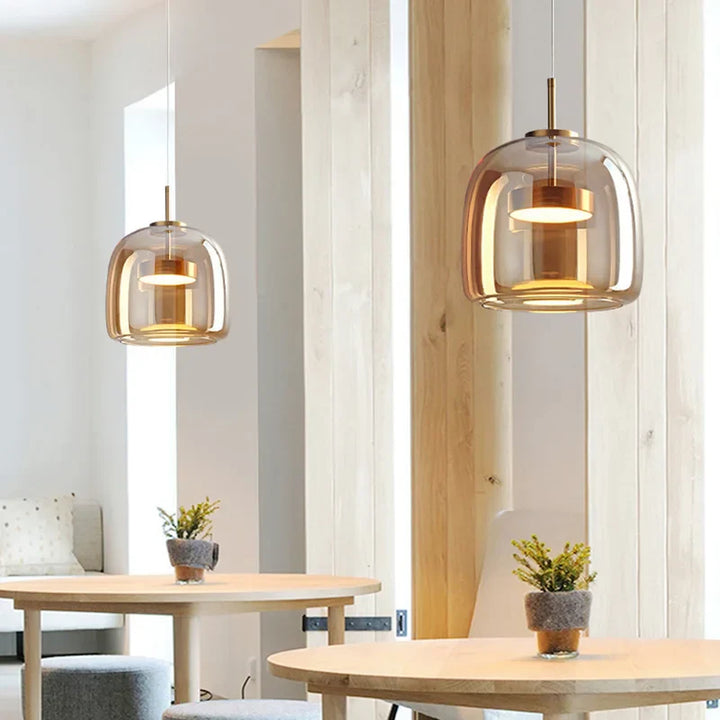 NordicGlow - Minimalistic LED Pendant Lamp for a Timeless Look | Bowlift