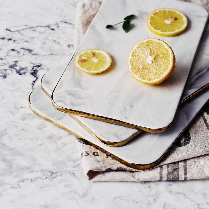 BowLift | Marble Serving Board