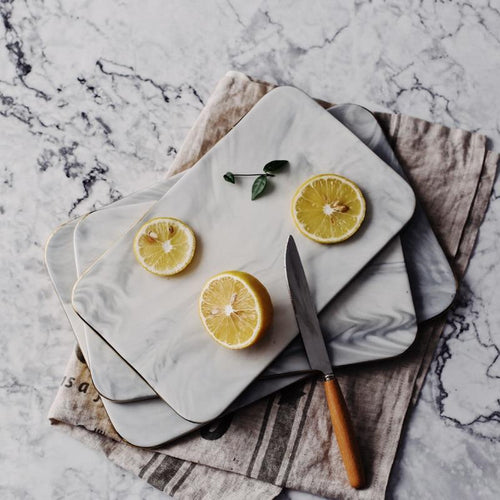 BowLift | Marble Serving Board
