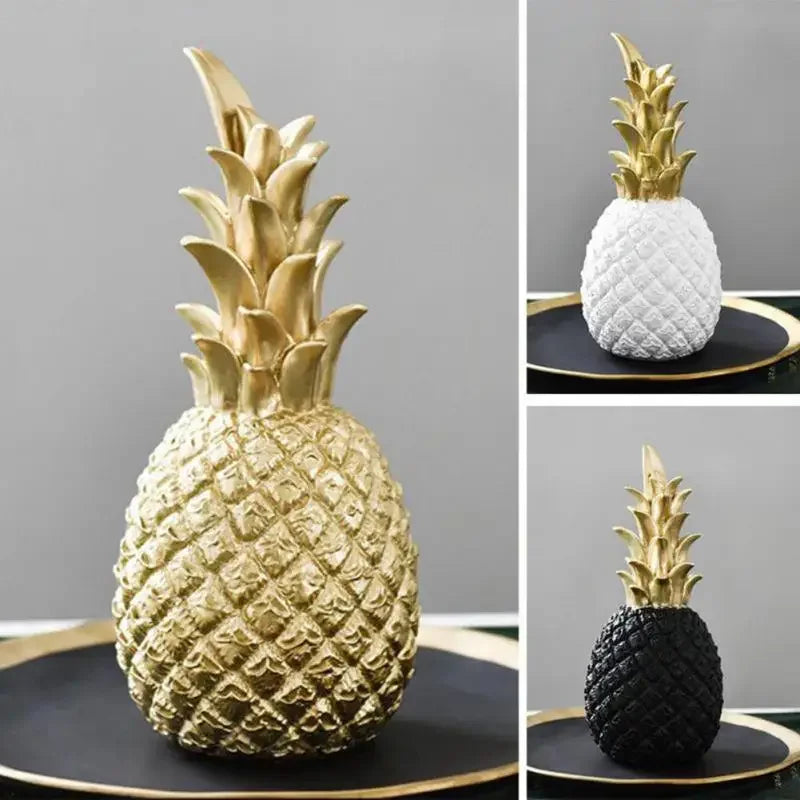 Golden Pineapple Decoration, Exclusive Home Accent for Modern Interior Design | Bowlift