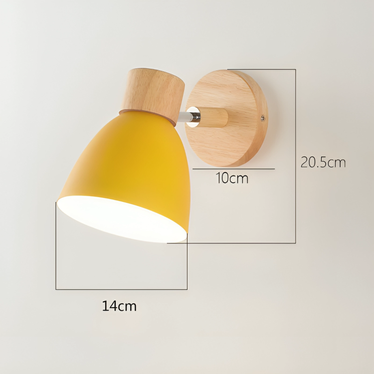 Minimalist Scandinavian Wall Lamp – Nordic Design for Bedroom and Living Room | LED Lighting | Bowlift