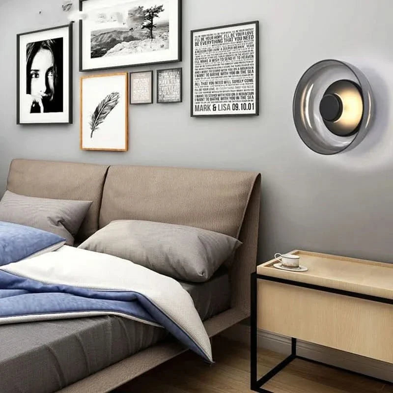 BowLift | Modern Nordic LED Wall Sconce Light – 5W Glass Design