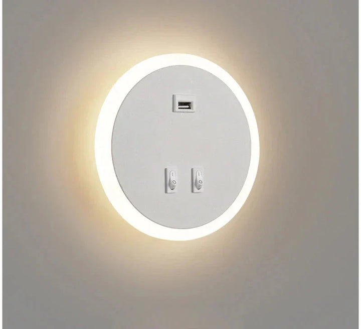Modern LED Wall Light with USB Charging Function – Dimmable, Ambient Lighting for Living Room and Bedroom | Bowlift
