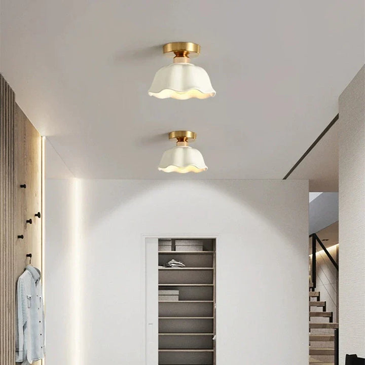 BrightGleam | Stylish Ceramic and Glass Pendant Lamp for Modern Interiors | Bowlift