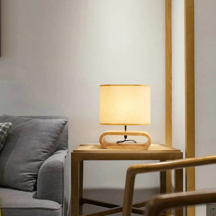 BowLift | ScandiLamp - Elegant wooden lamp - Modern design - Warm ambiance