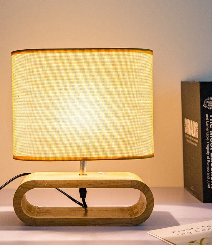 BowLift | ScandiLamp - Elegant wooden lamp - Modern design - Warm ambiance