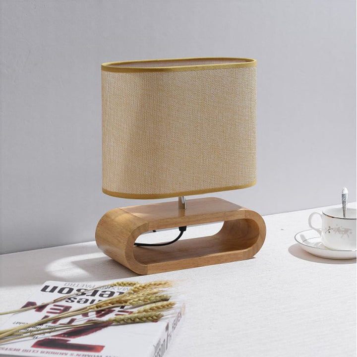 BowLift | ScandiLamp - Elegant wooden lamp - Modern design - Warm ambiance