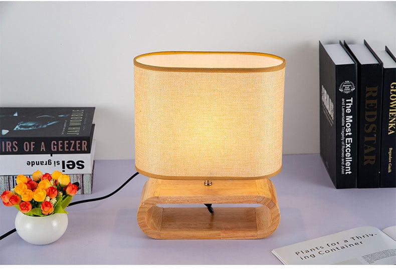 BowLift | ScandiLamp - Elegant wooden lamp - Modern design - Warm ambiance